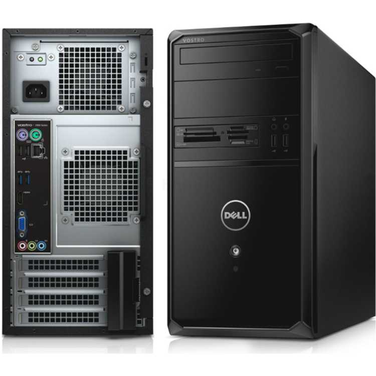 Dell Vostro 3900 MT 3900-4248 3700МГц, 4Гб, Intel Core i3, 500Гб
