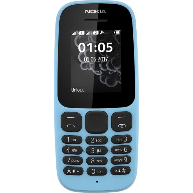 

Nokia 105 2017 Голубой