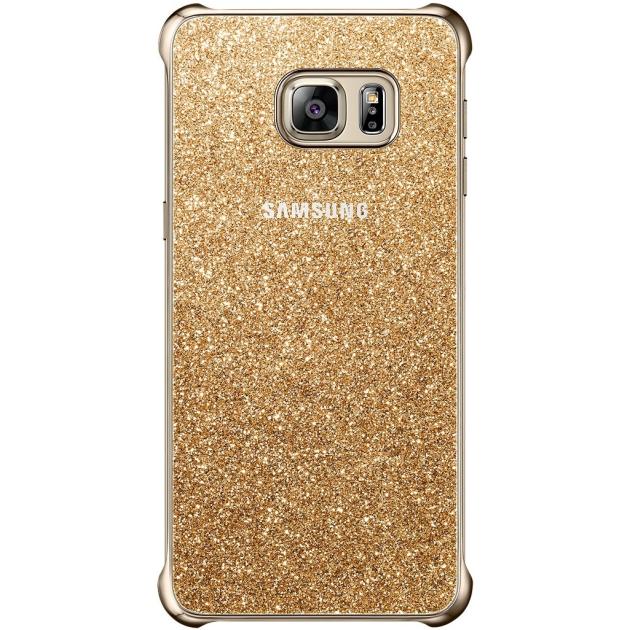 

Samsung Glitter Cover для Samsung Galaxy S6 Edge Plus задняя крышка, полимер, Золотой