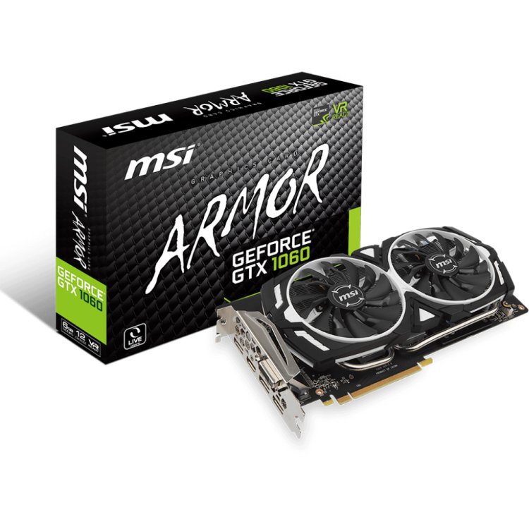 MSI NVIDIA GeForce GTX 1060 ARMOR 6G