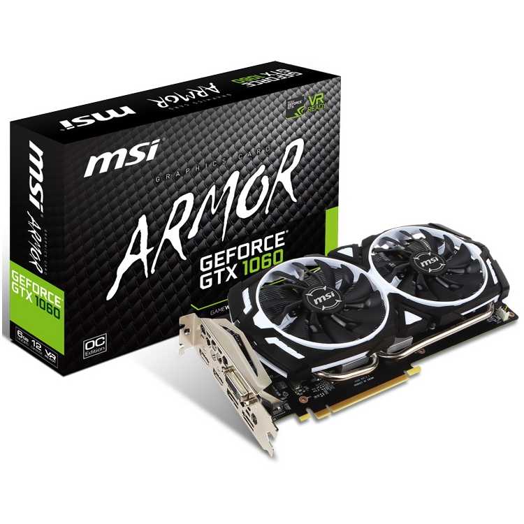 MSI NVIDIA GeForce GTX 1060 ARMOR v.1