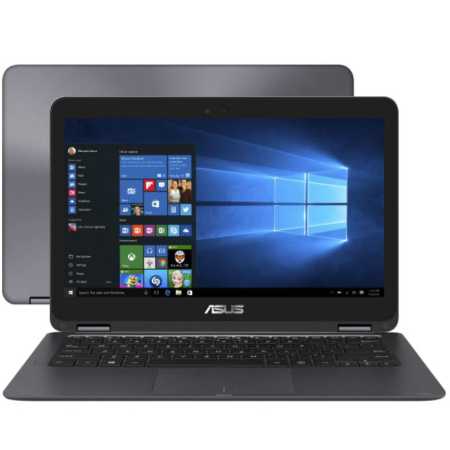 ASUS Zenbook Flip UX360CA-C4112TS 13.3", Intel Core M5, 2700МГц, 8Гб RAM, 256Гб, Серый, Wi-Fi, Windows 10, Bluetooth, DVD Нет