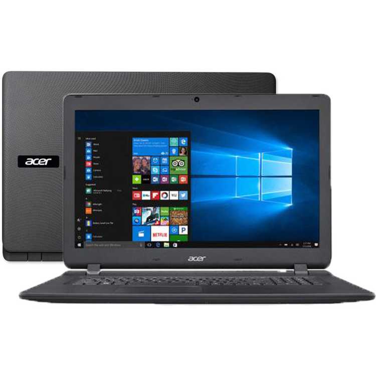 Acer Aspire ES1-732 17.3", Intel Celeron, 1600МГц, 2Гб RAM, DVD нет, 500Гб, Wi-Fi, Windows 10, Bluetooth