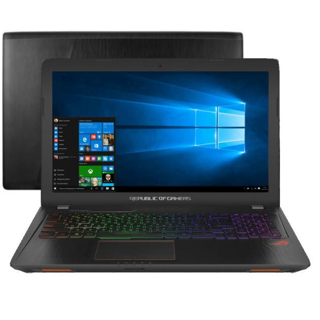 

Asus ROG GL553VD-FY079T 15.6&quot;, Intel Core i7, 2800МГц, 8Гб RAM, 1000Гб, GTX1050, Черный, Windows 10