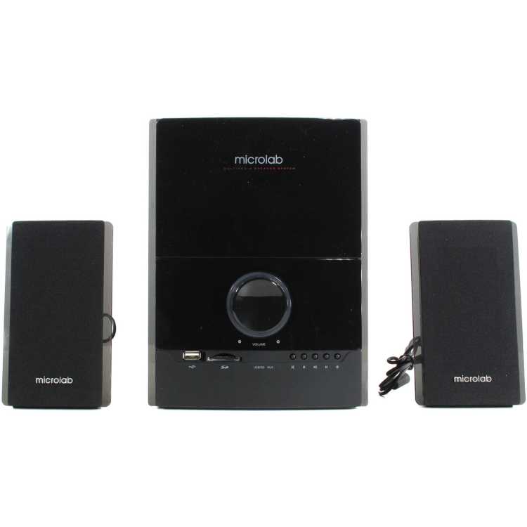Microlab M500U, 2.1, 2RCA, MDF, Пластик