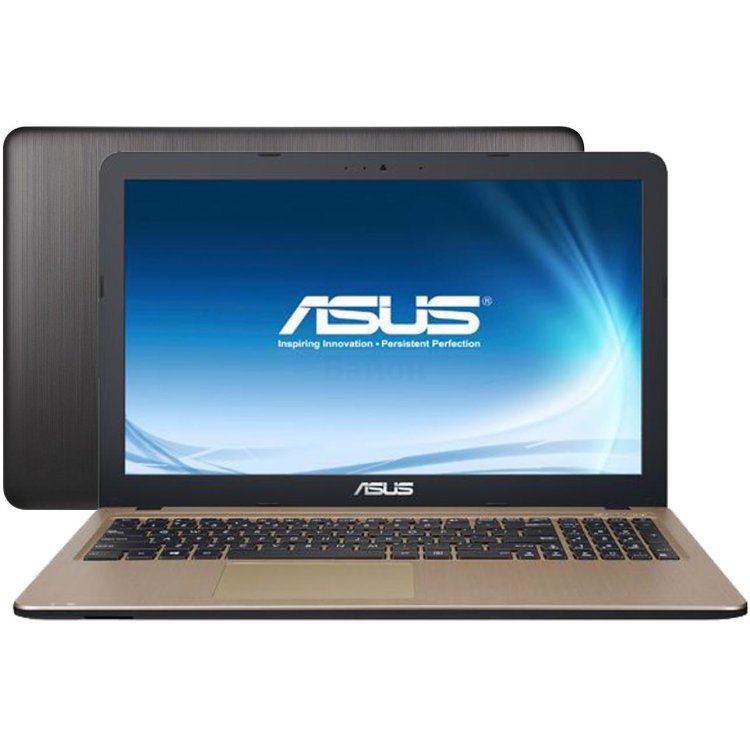 Asus VivoBook X540SA-XX032D 15.6", Intel Pentium, 1600МГц, 2Гб RAM, DVD нет, 500Гб, Коричневый, Wi-Fi, DOS, Bluetooth