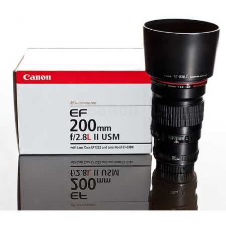 Canon EF 200 mm f/2.8 L II USM Телеобъектив, Canon EF, Совместимость с полнокадровыми фотоаппаратами