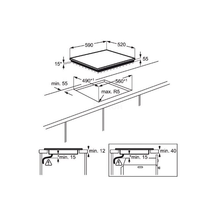 Electrolux EHI 96540FW, Электрическая, Стеклокерамика