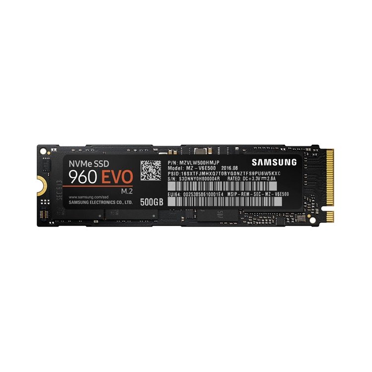 Samsung 960 Evo 500Gb M.2, PCI-E, 500Гб