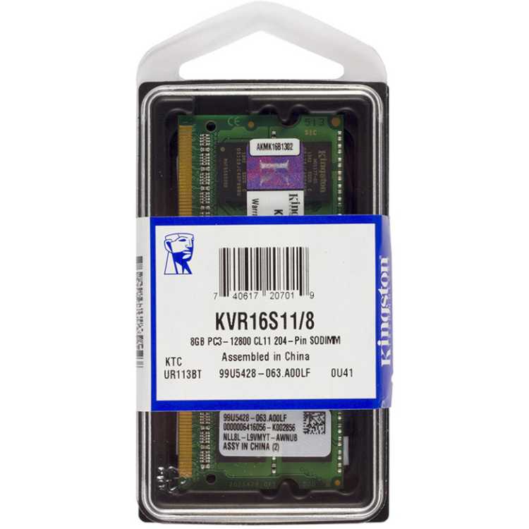 Kingston KVR16S11/8 DDR3