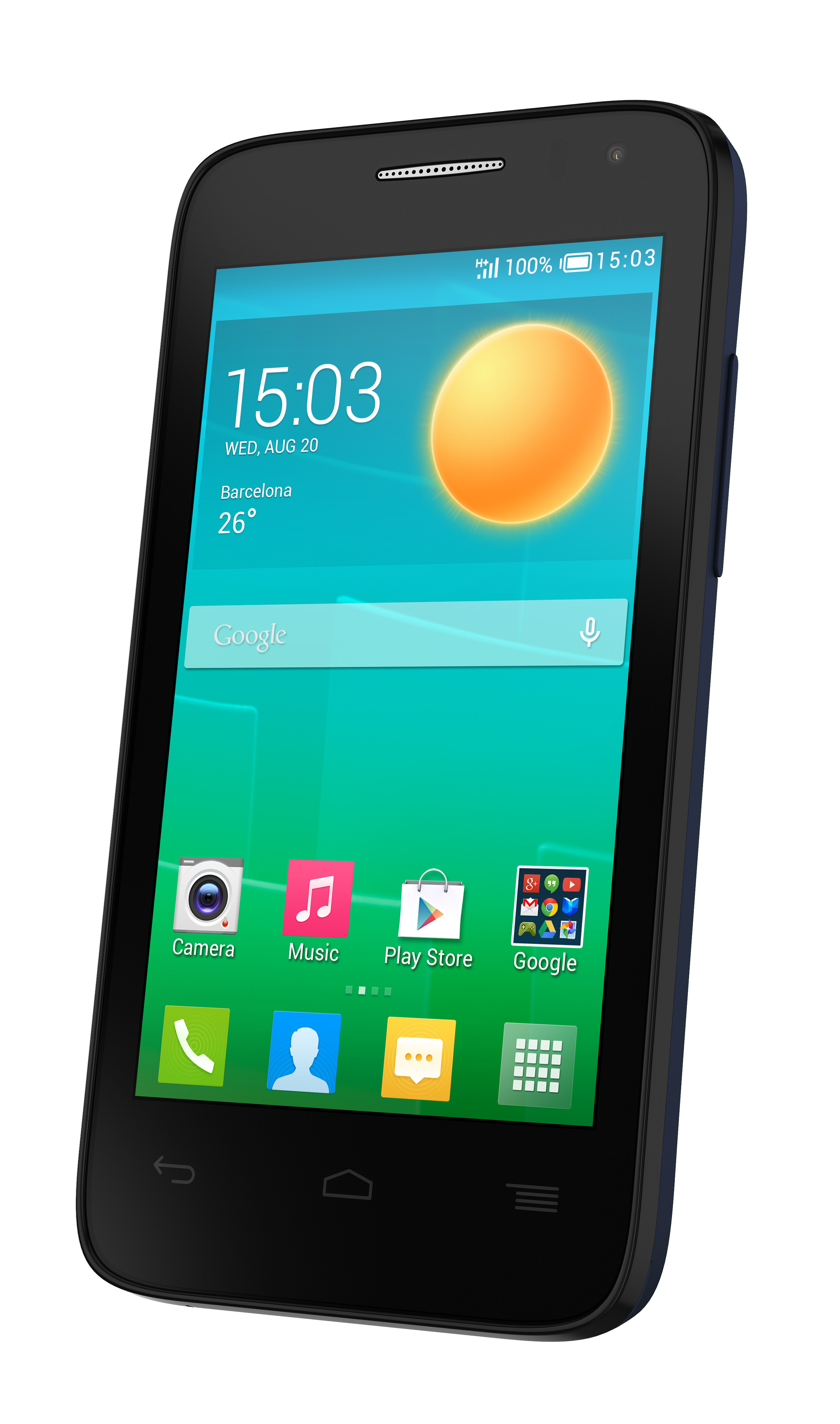 Смартфон Alcatel 5038D POP D5 Fashion, 4Гб, 2 SIM, цена телефона. Цвет синий