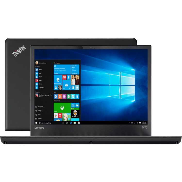 Lenovo ThinkPad T470 14", Intel Core i5, 2500МГц, 4Гб RAM, 500Гб, Windows 10 Pro
