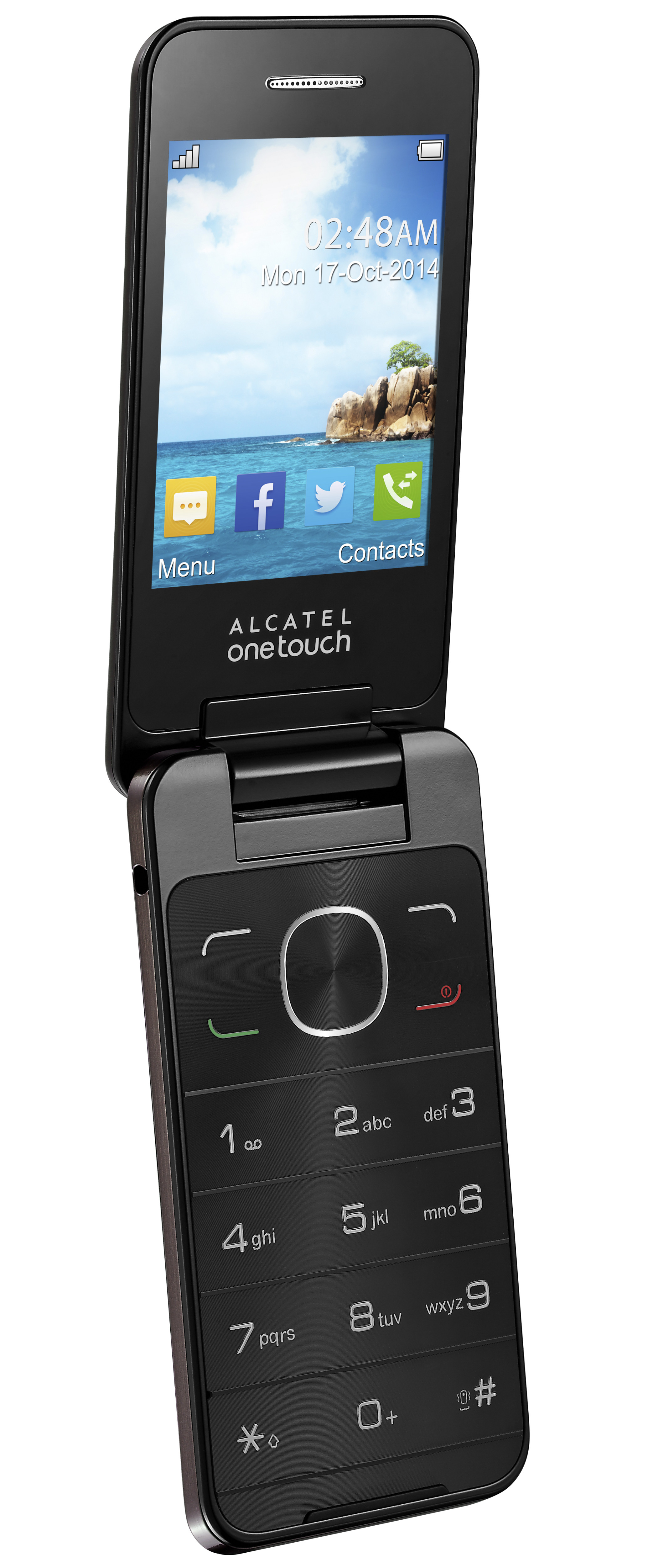 Мобильный телефон Alcatel OT 2012D, цена. Цвет коричневый