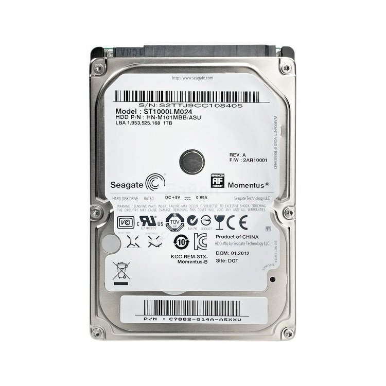 Жесткий диск Seagate ST1000LM024 1000Гб, 300 Мб/с, 2.5" HDD
