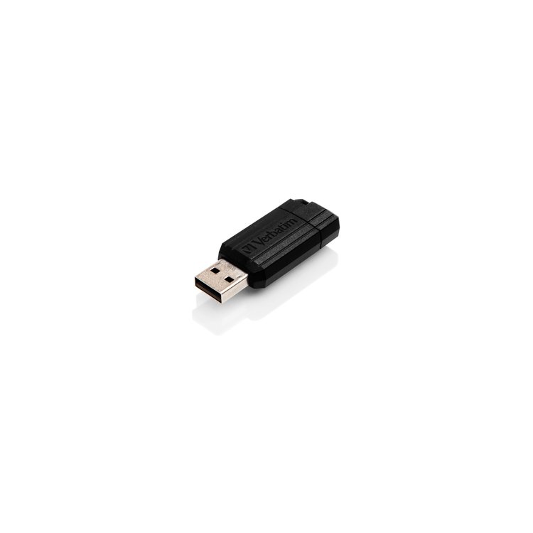 Verbatim 64Gb PinStripe 64Гб, пластик, USB 2.0