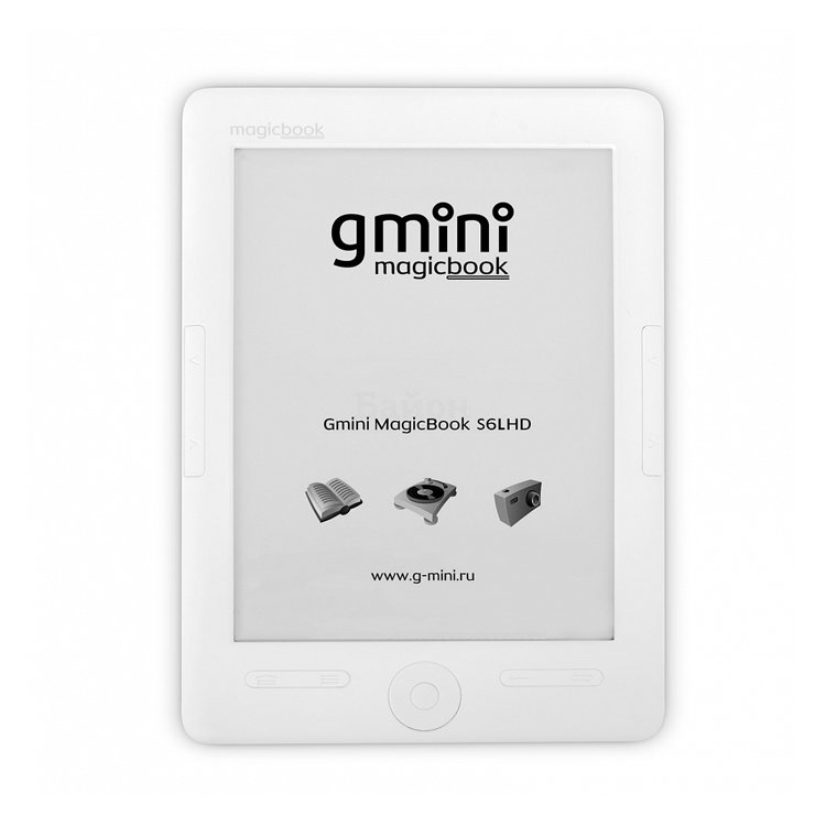 Gmini MagicBook S6LHD E-Ink, 6", Встроенная подсветка