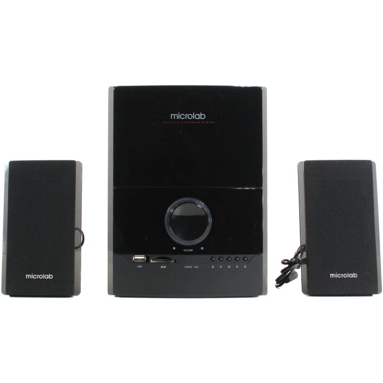 Microlab M500U, 2.1, 2RCA, MDF, Пластик