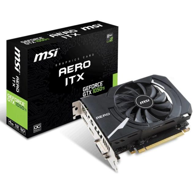 

MSI GeForce GTX 1050 TI AERO ITX 4G OC