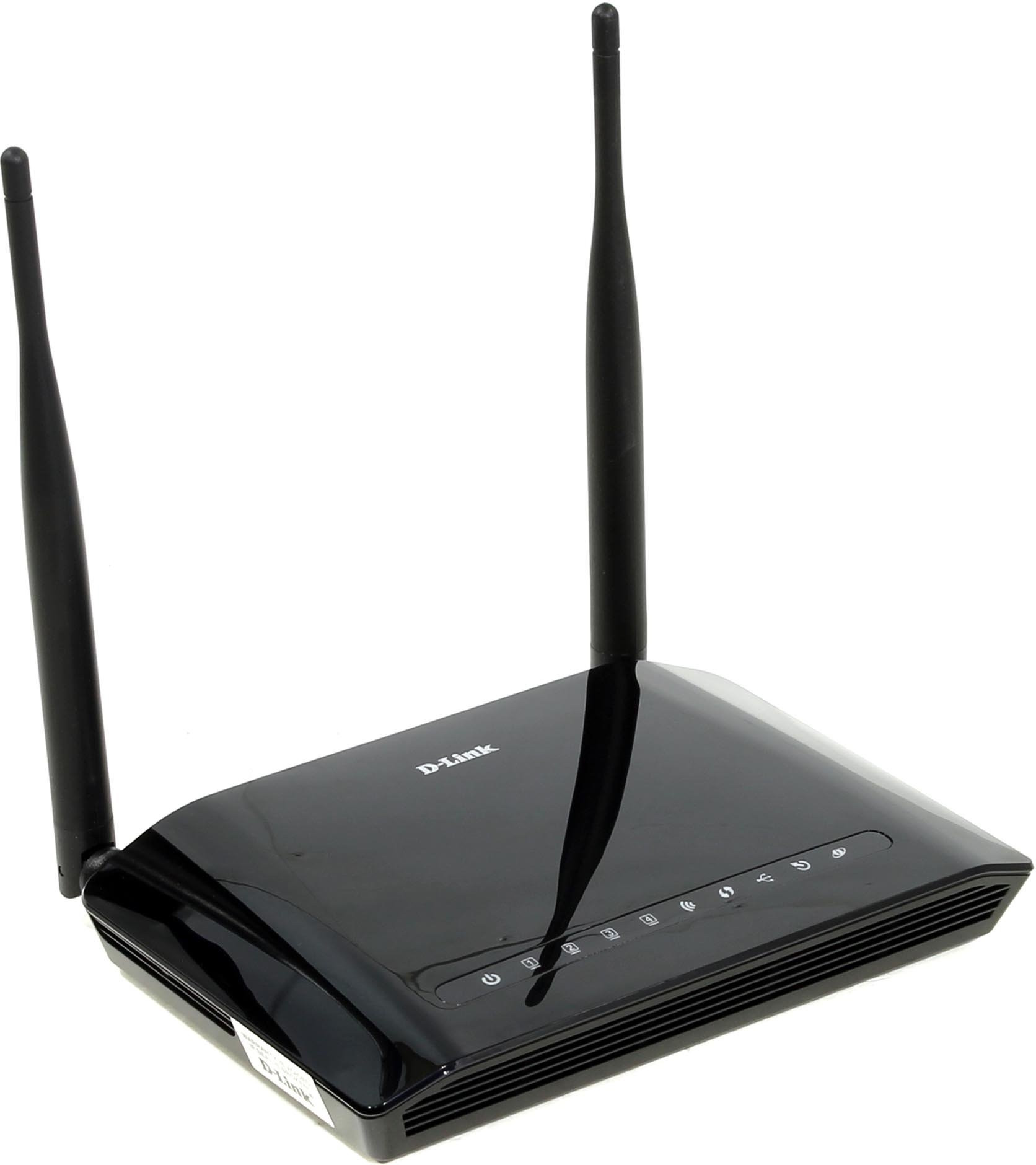 D-Link DSL-2750U/RA Черный, 300Мбит/с, 2.4 отзывы, цена