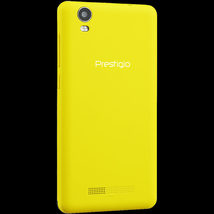 Смартфон Prestigio Wize NK3 3527 DUO, цена телефона. Цвет желтый