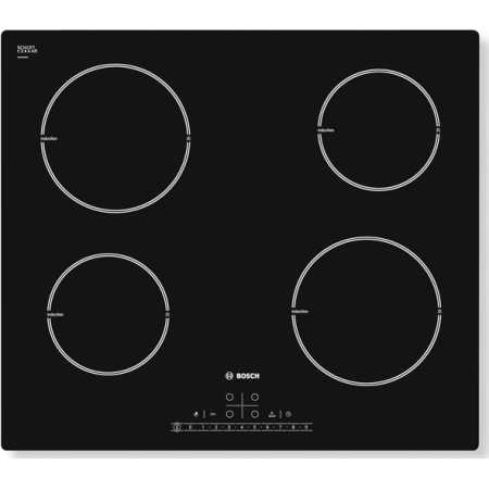 Bosch PIA611F18E Черный, Индукционная, Стеклокерамика