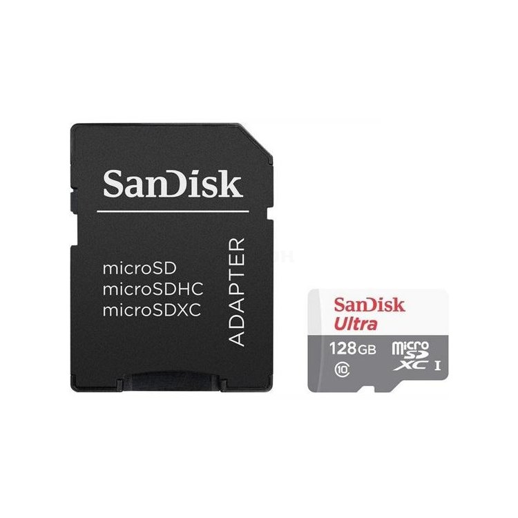 SanDisk Ultra microSDXC Class 10 UHS-I 48MB/s 128GB + SD adapter