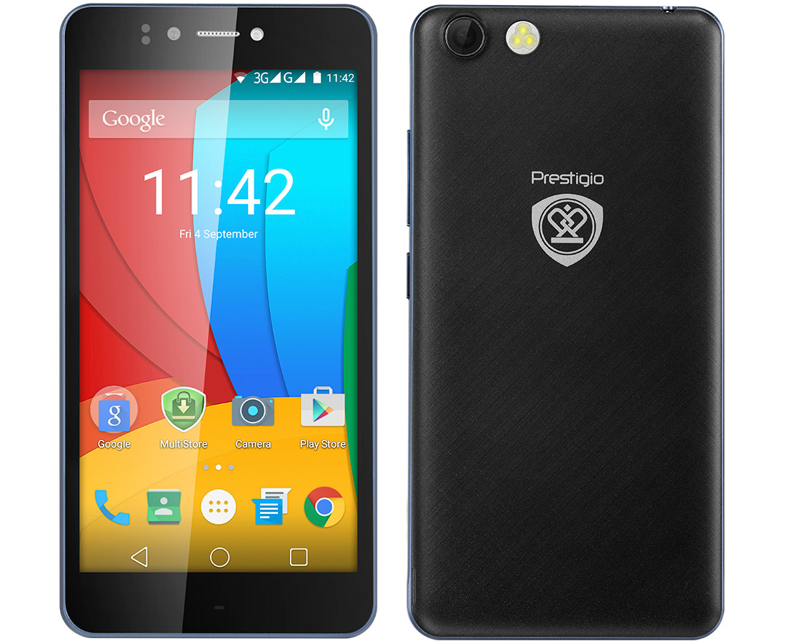 Смартфон Prestigio Muze D3 8Гб, Dual SIM, 3G, цена телефона. Цвет черный