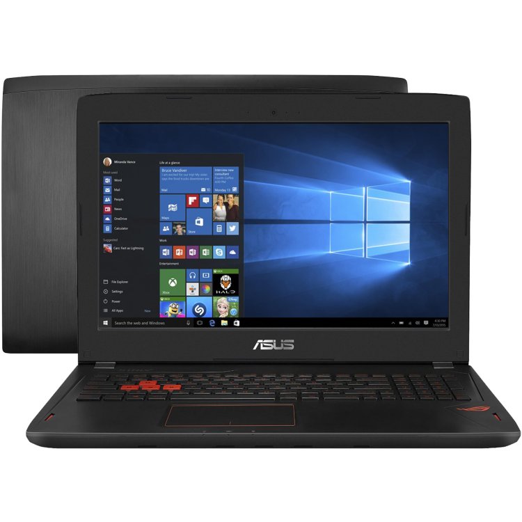 Asus GL502VM 15.6", Intel Core i7, 2600МГц, 12Гб RAM, DVD нет, 1Тб, Wi-Fi, Windows 10 Домашняя, Bluetooth