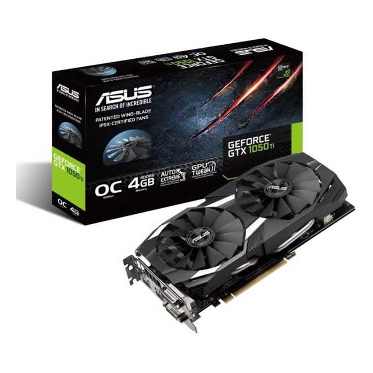 Asus GeForce GTX 1050 Ti DC2 OC
