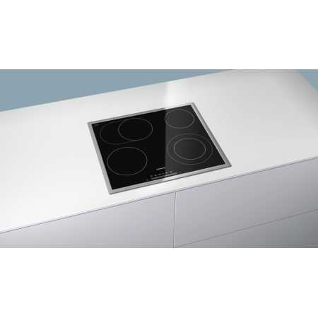 Siemens ET645FN17R Черный, Электрическая, Стеклокерамика