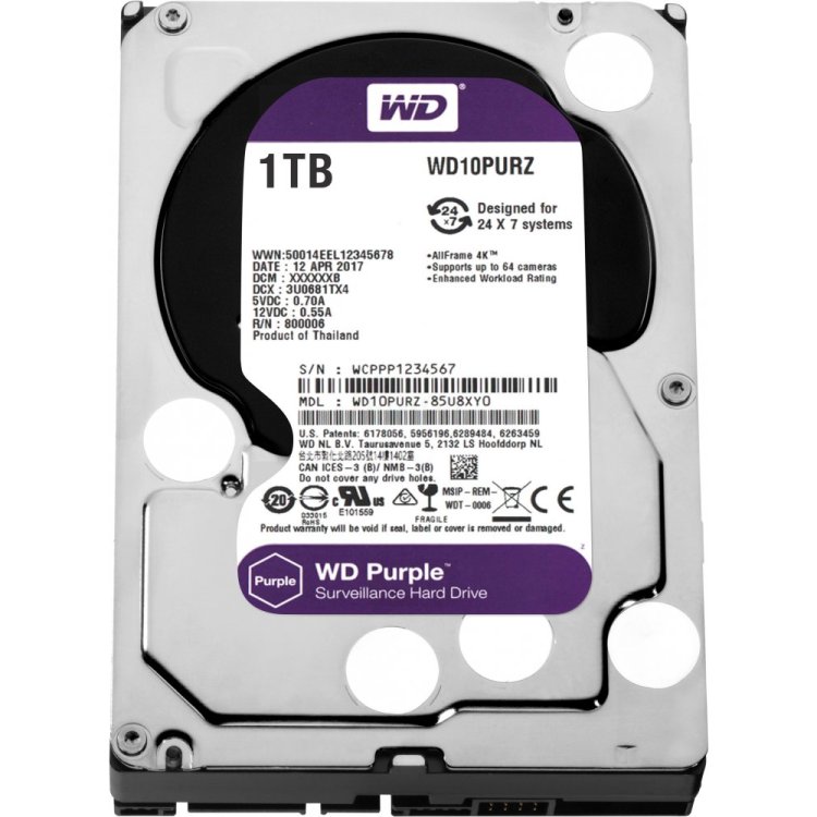 Western Digital Purple 1000ГБ