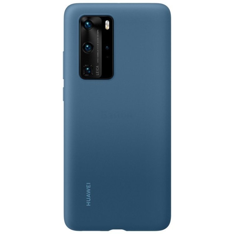Чехол для Huawei P40 PRO Silicone Blue