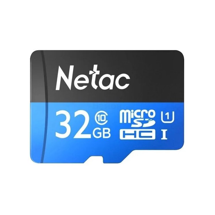 Карта памяти Netac MicroSD 32GB U1C10 80Mb/s