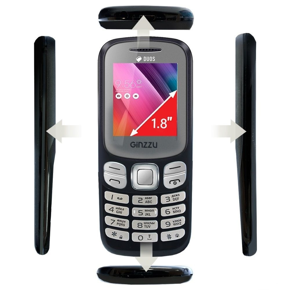 Ginzzu M103D mini Черный, 2 SIM отзывы