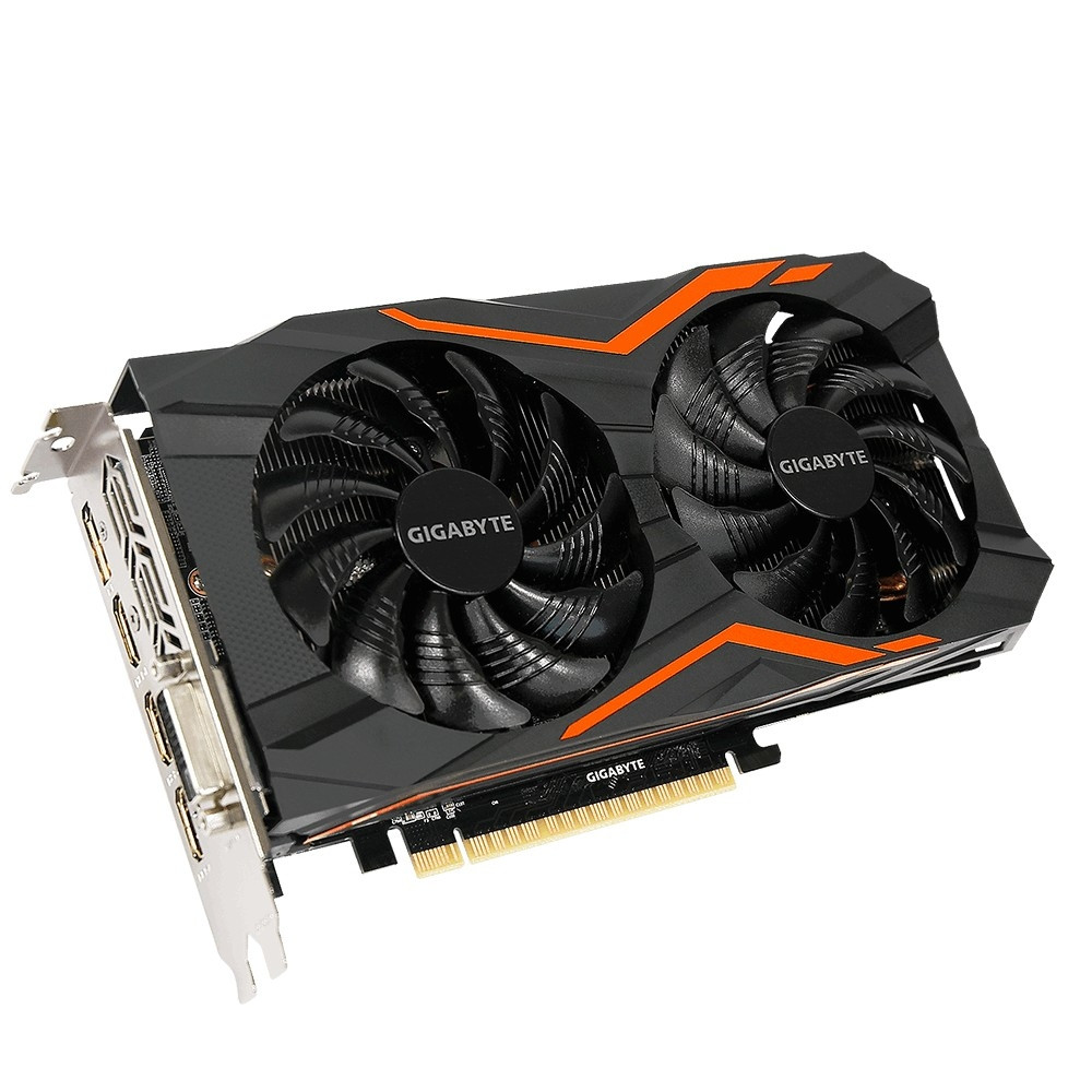 Видеокарта Gigabyte GeForce GTX 1050 Ti 1366Mhz PCI-E 3.0 4096Mb 7008Mhz  128 bit DVI 3xHDMI HDCP G1 Gaming, цена. Цвет