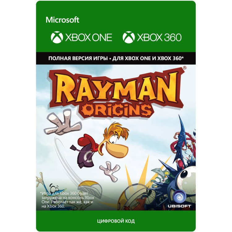 Rayman Origins Xbox One, Xbox 360, цифровой ключ