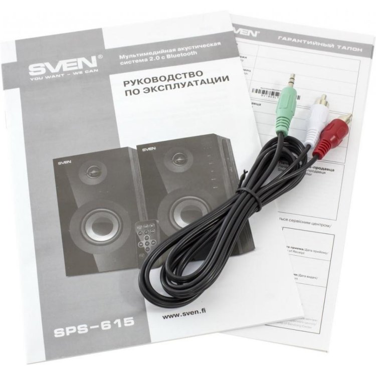 Sven SPS-615, 2.0, 2RCA, MDF
