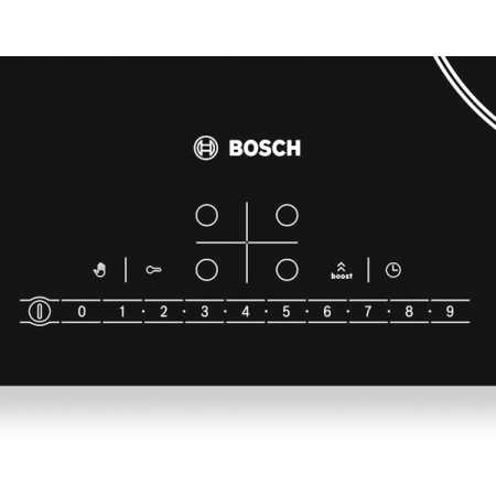 Bosch PIA611F18E Черный, Индукционная, Стеклокерамика
