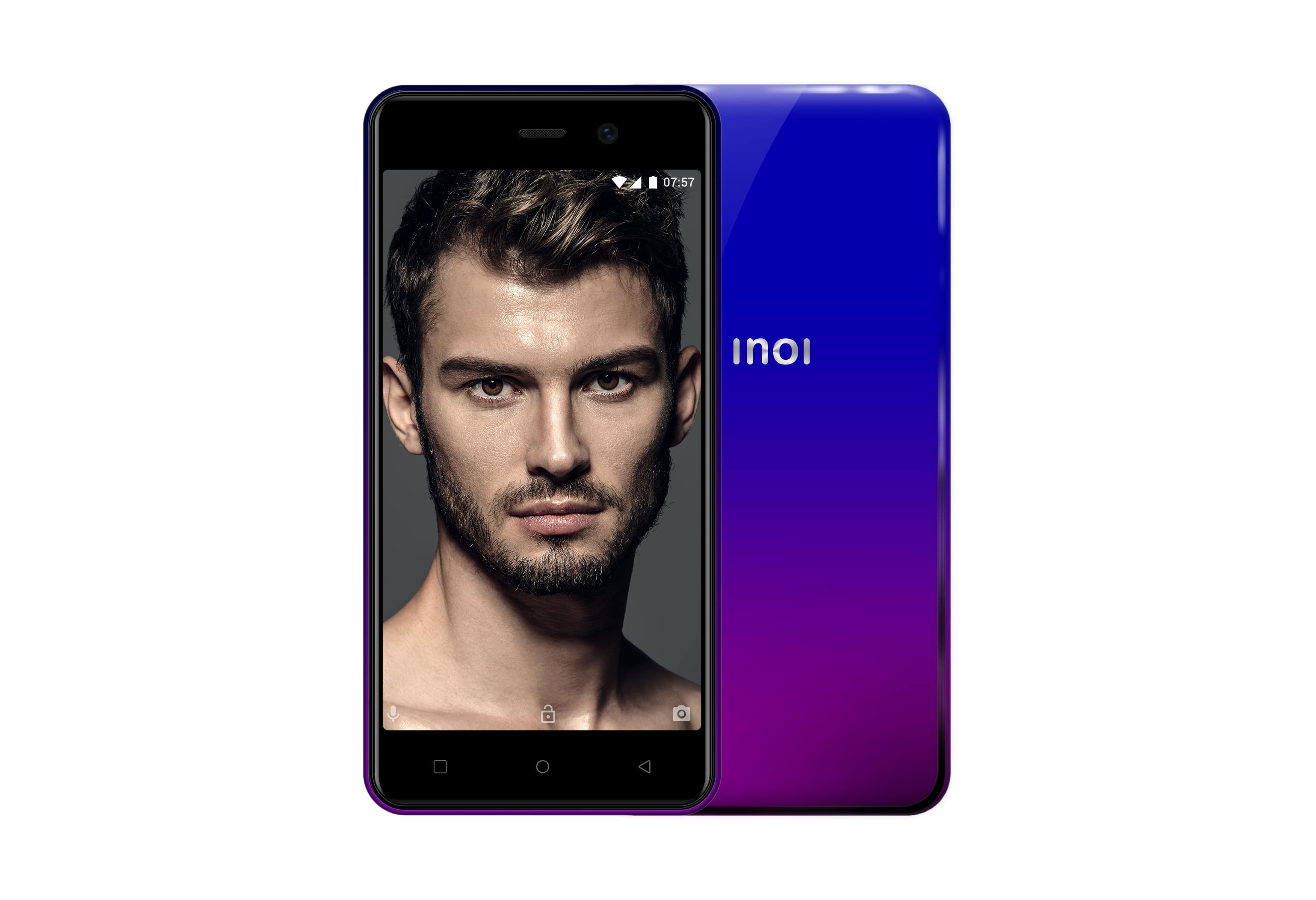 Смартфон INOI 2 2019, цена телефона. Цвет purple Blue