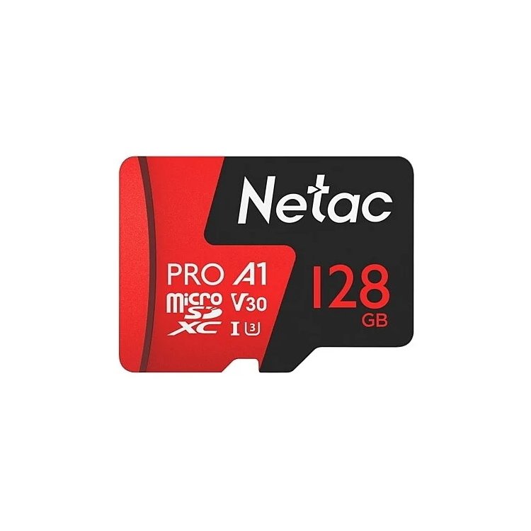 Netac MicroSDHC Memory Card P500 Extreme Pro 128GB w/ad