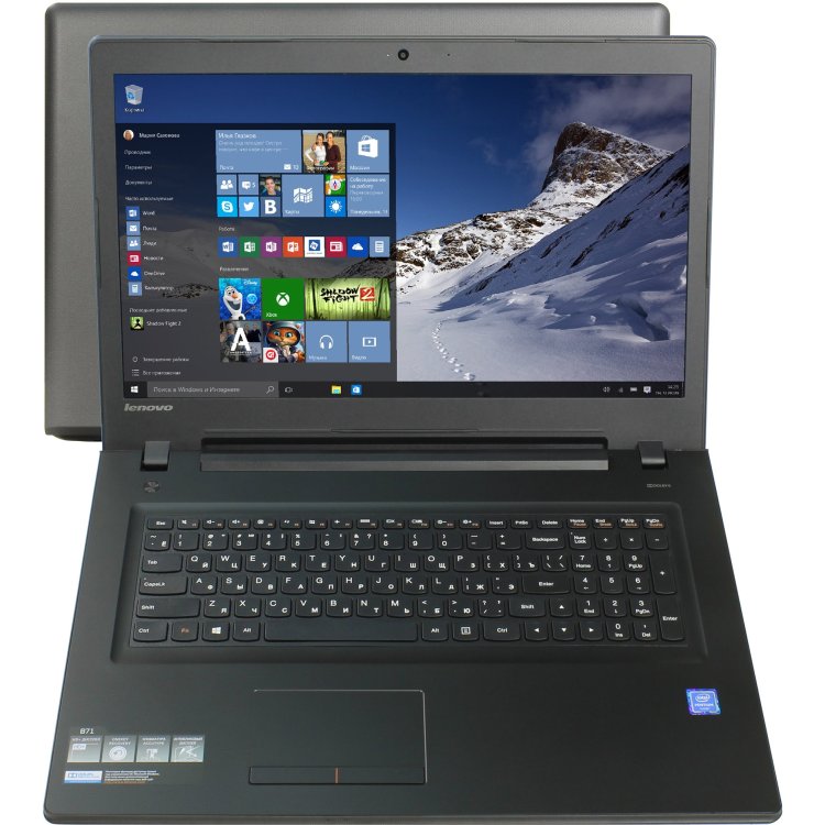 Lenovo B7180G 17.3", Intel Pentium, 2100МГц, 4Гб RAM, DVD-RW, 500Гб, Wi-Fi, Windows 10, Bluetooth