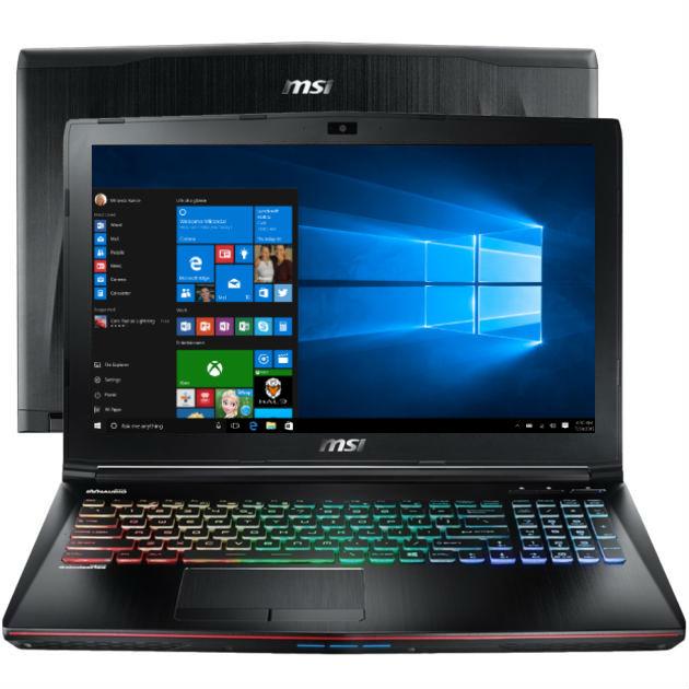 

MSI GE62 7RF-496RU 15.6", Intel Core i7, 2800МГц, 8Гб RAM, DVDRW, 1000Гб+128Гб SSD, Черный, Windows 10