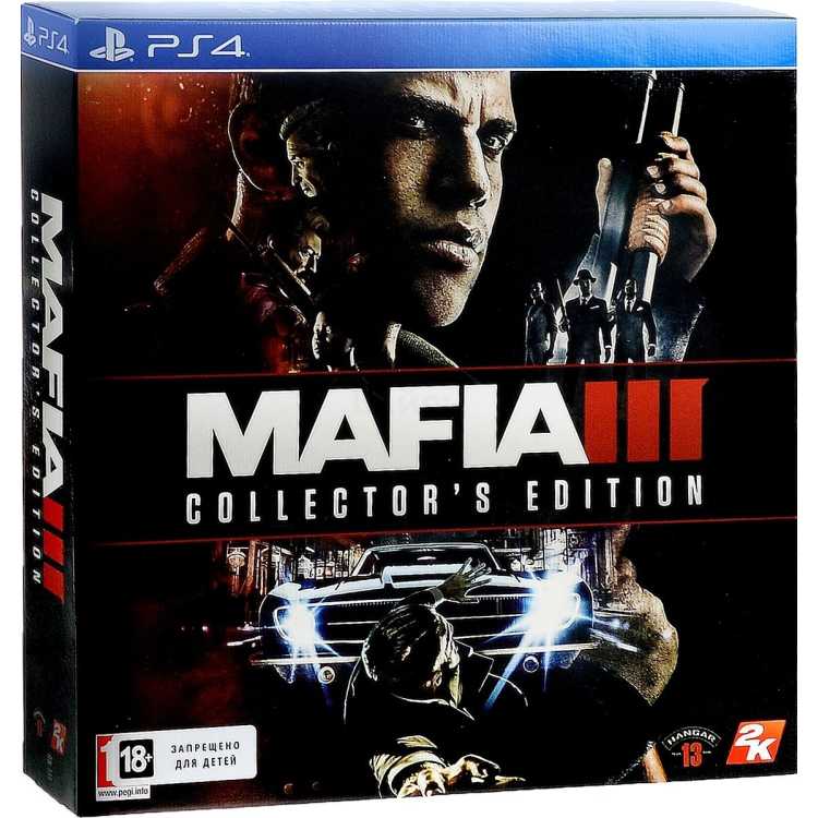 Mafia 3 PS4 коллекционное издание, русские субтитры