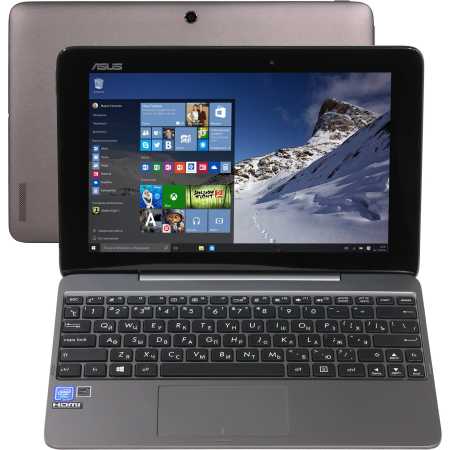 Asus Transformer Book T100HA, 10,1" Серый, 128Гб