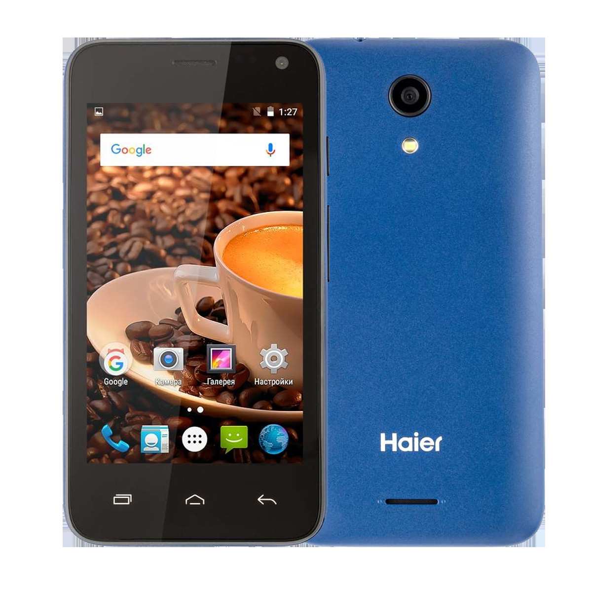 Смартфон Haier Aqua A41, цена телефона. Цвет синий