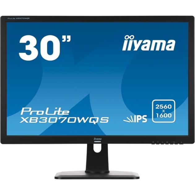 

Iiyama ProLite XB3070WQS 30", Черный, HDMI, DVI, 2560х1600, Встроенные колонки
