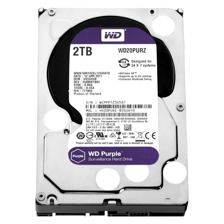 Western Digital Purple WD20PURX 1.8" HDD