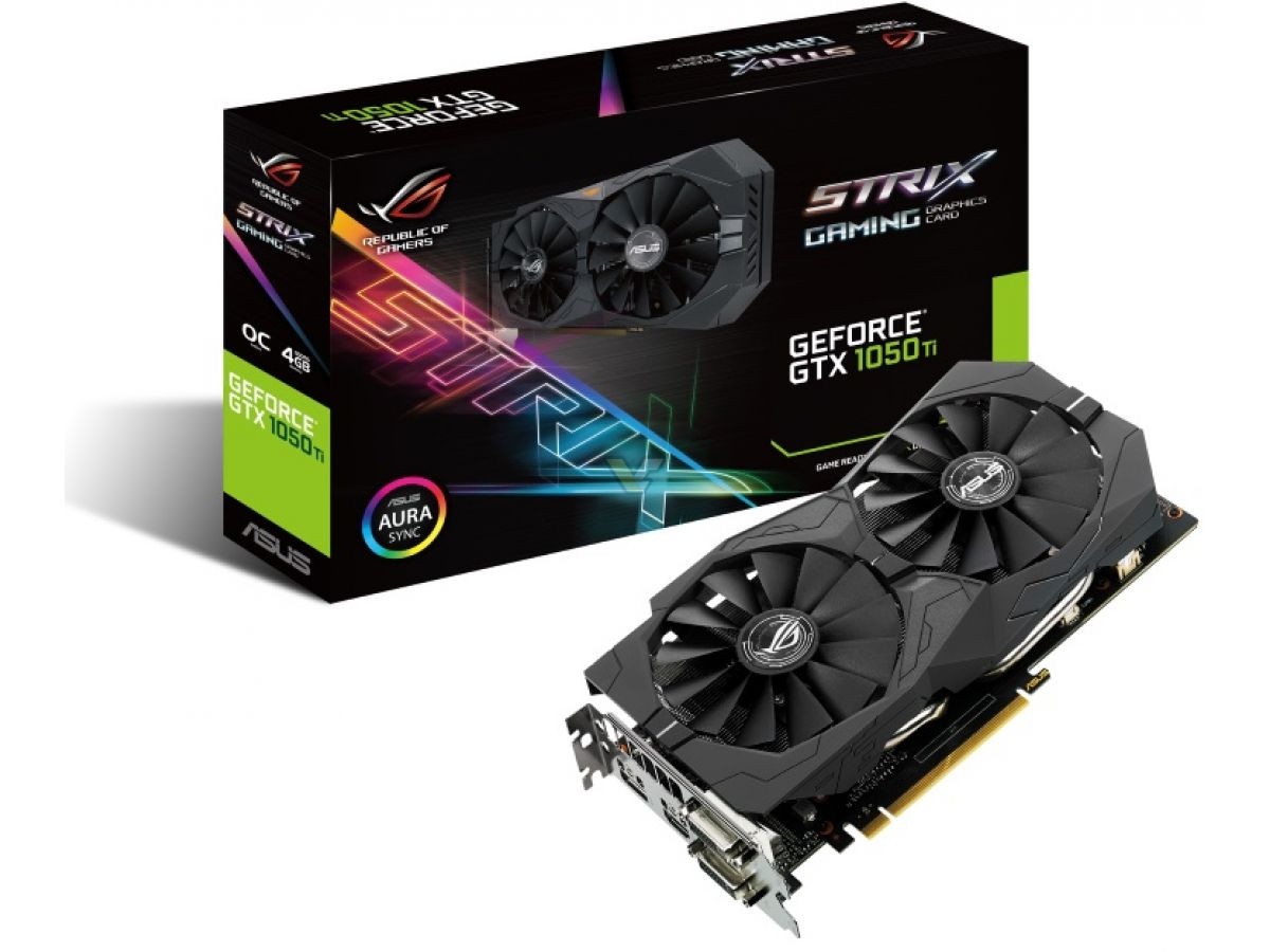 Asus GeForce GTX 1050 Ti ROG Strix 4 Гб