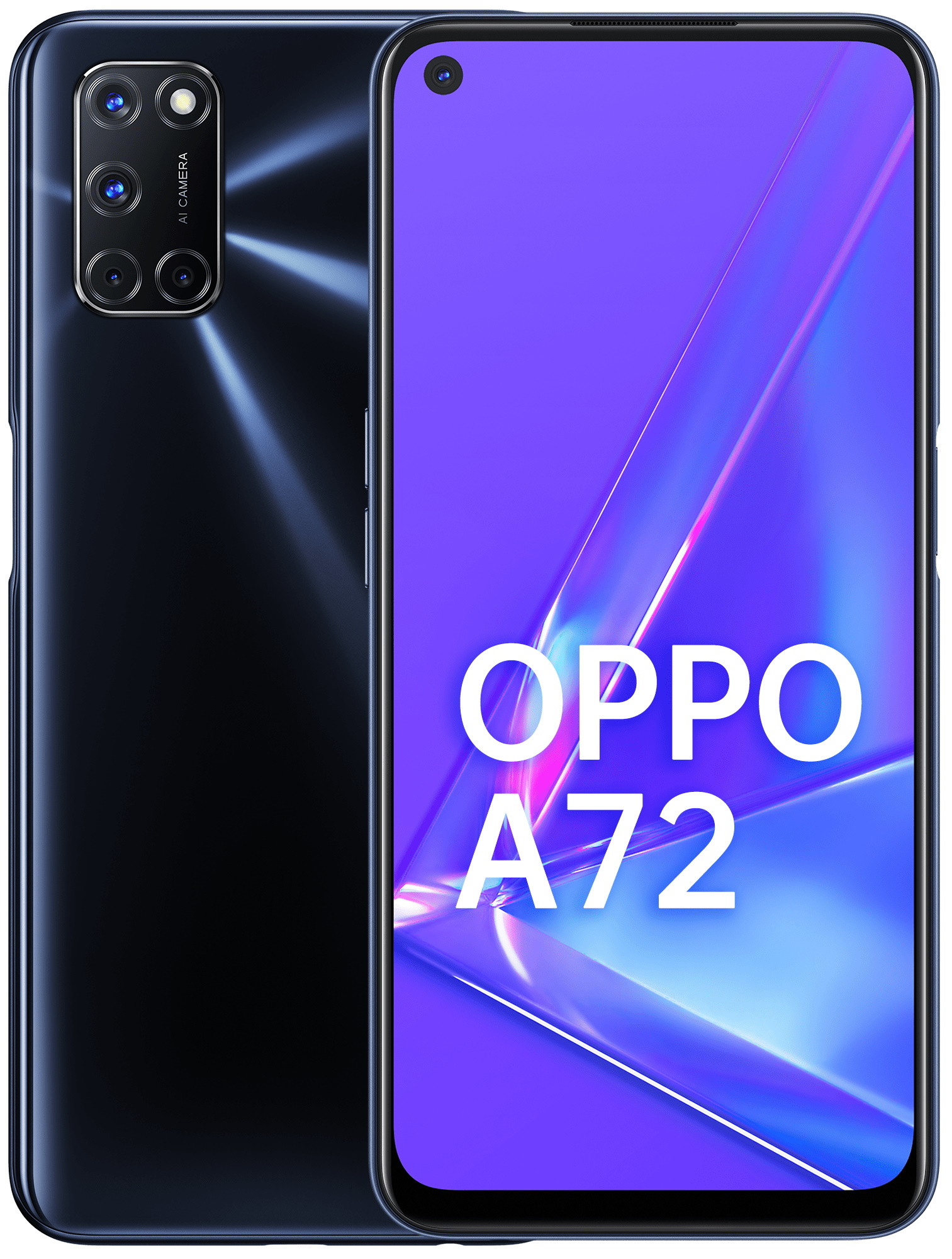 Смартфон OPPO A72 CPH2067, цена телефона. Цвет черный