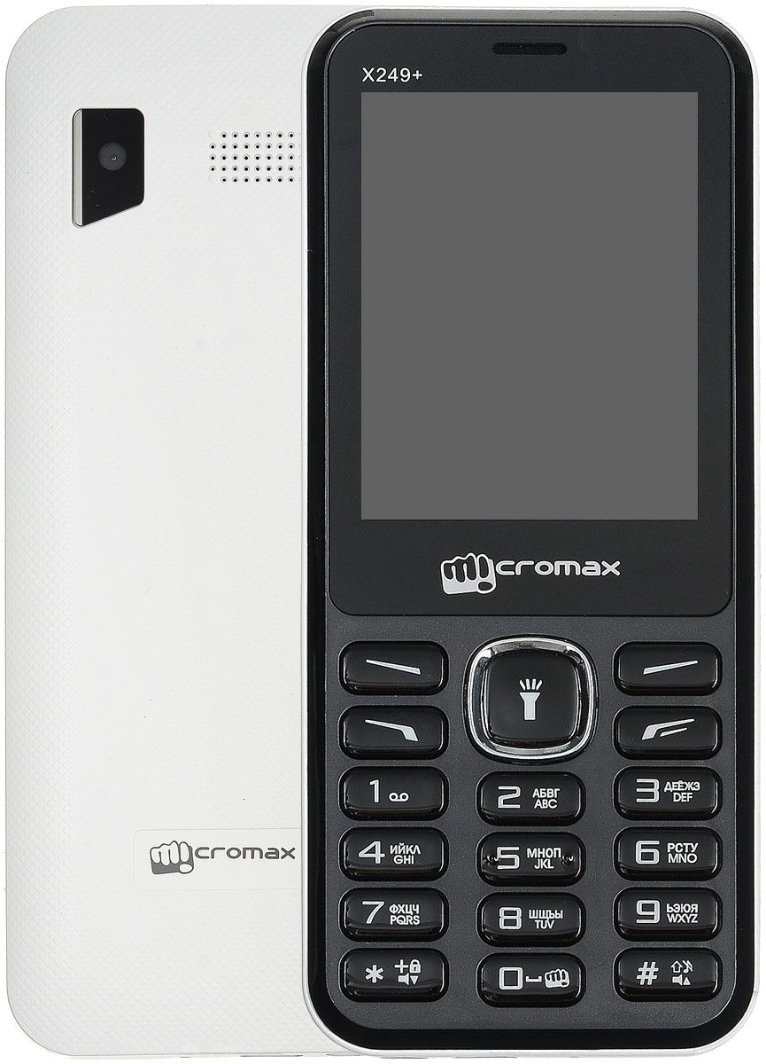 Мобильный телефон Micromax X249+, цена. Цвет белый